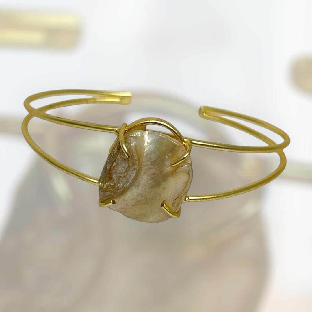 Vintage Marble Bracelet Cuff