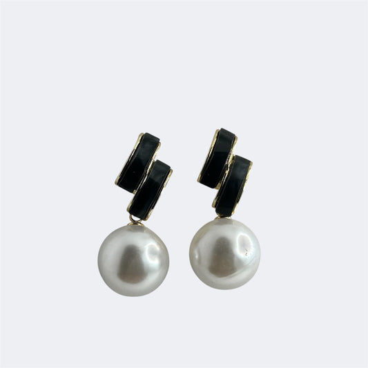 Ivory orbit Drops earring