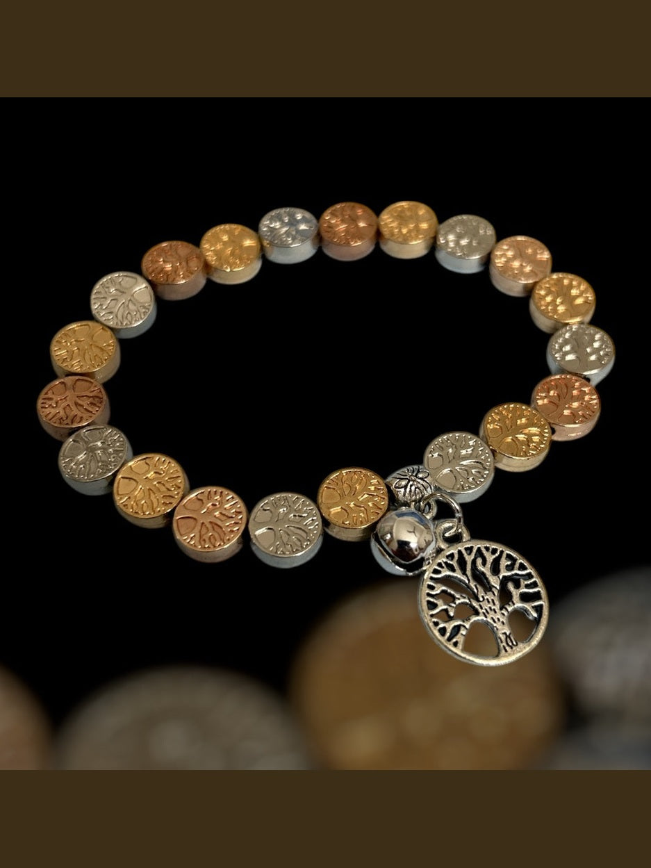 Branch style charm bracelet