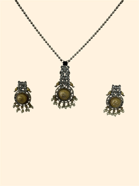 German silver parrots set