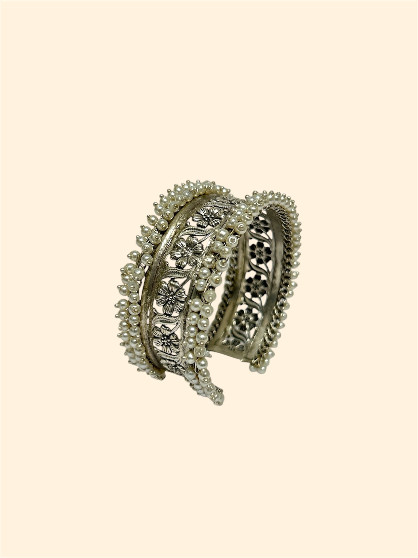 German silver cuff bracelet