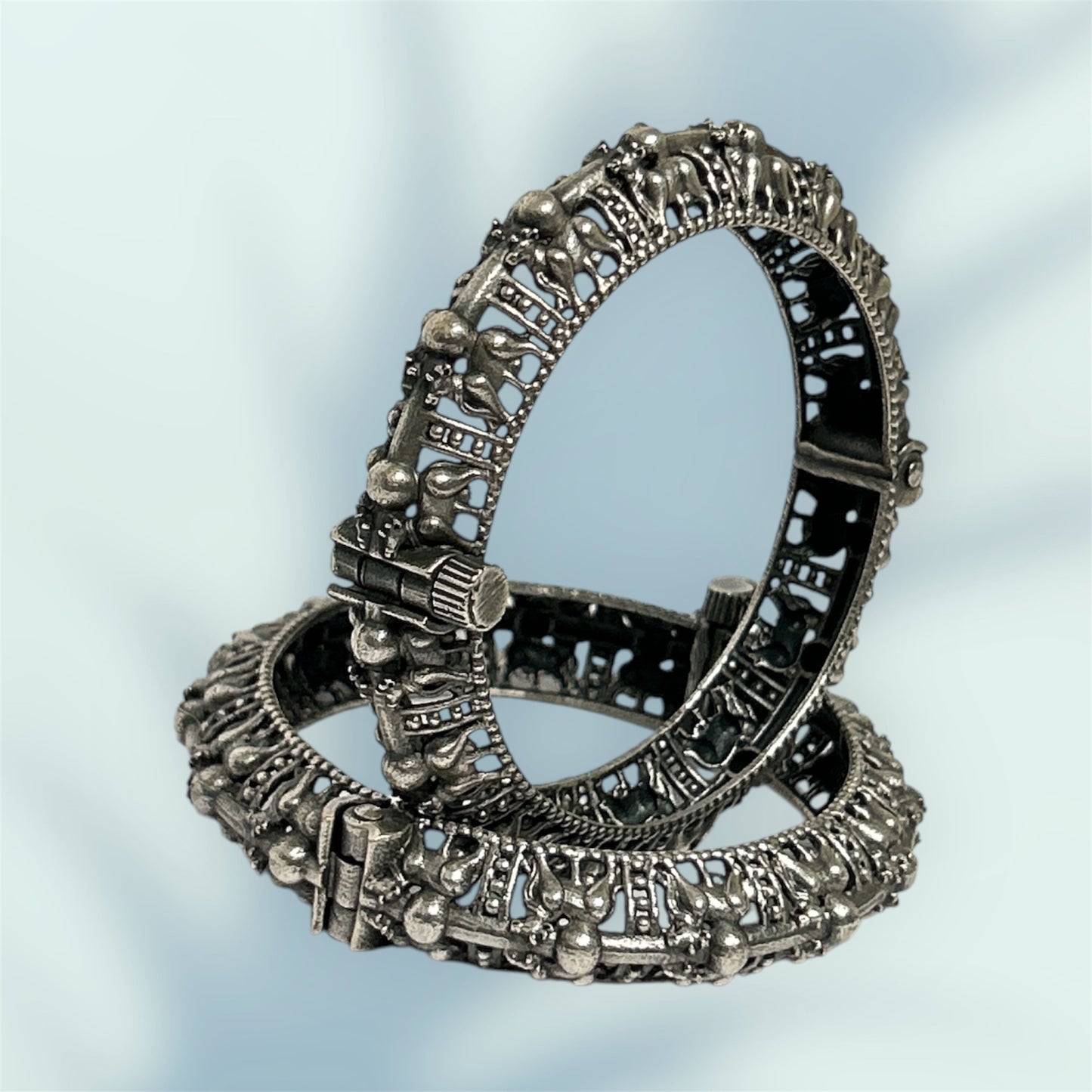 Maya deer design bangles