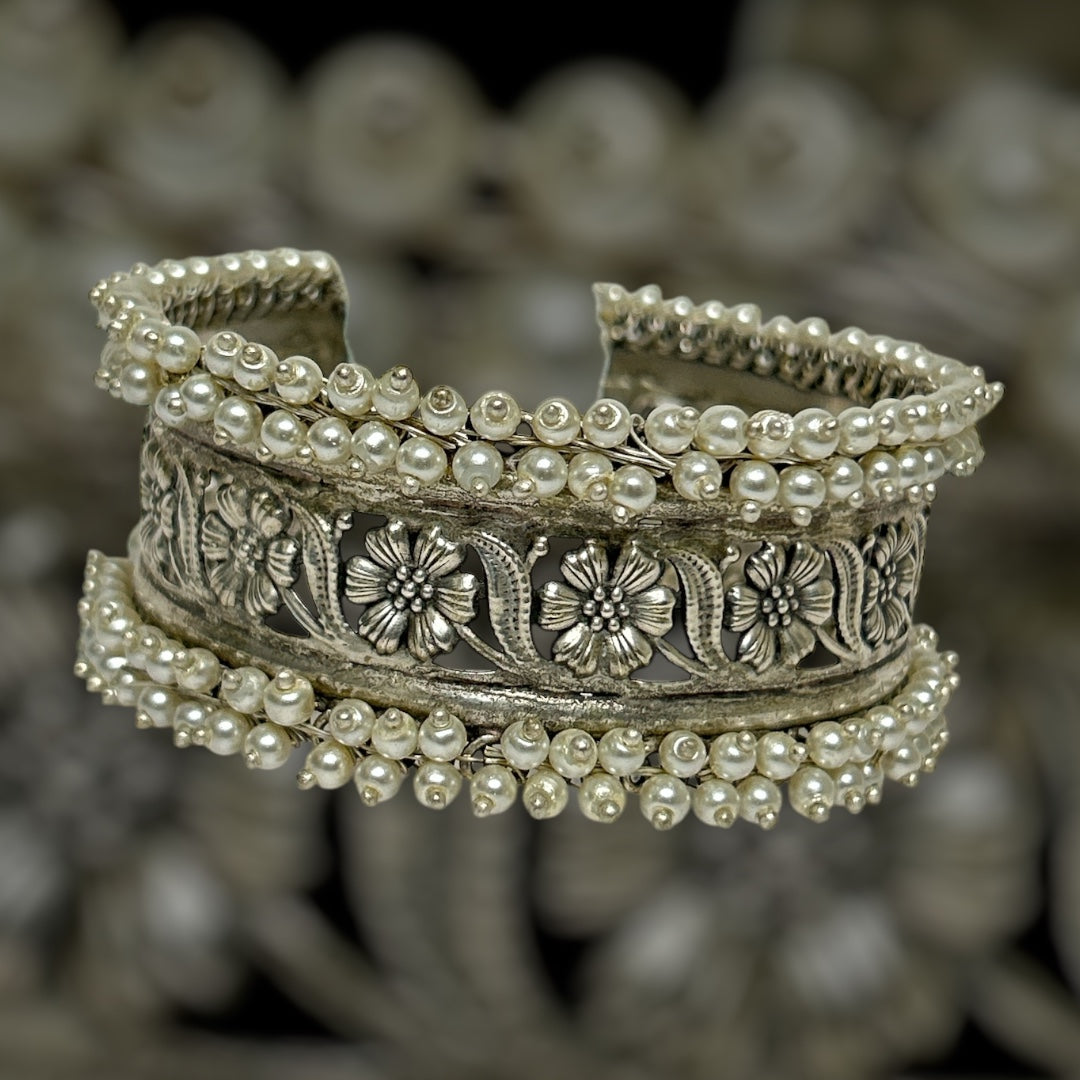 German silver cuff bracelet