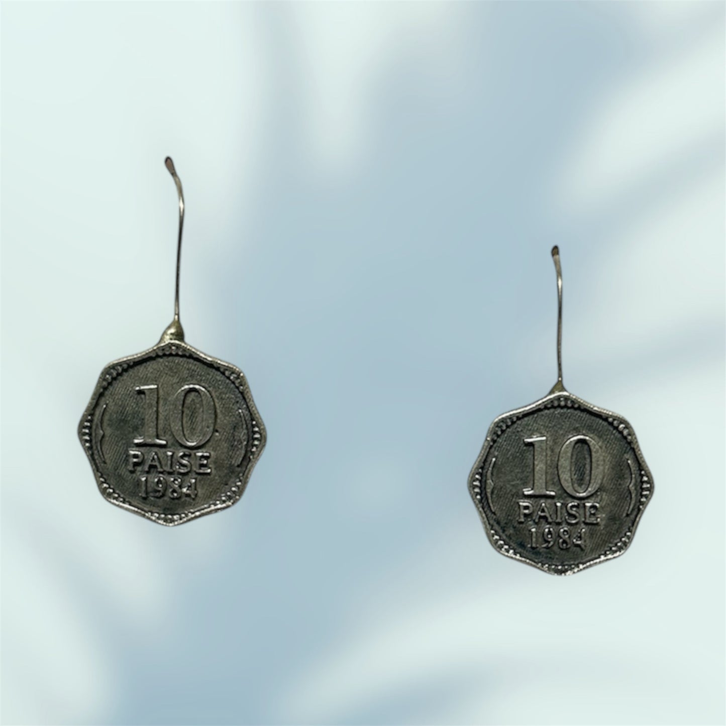Vintage Ten Paise Earrings