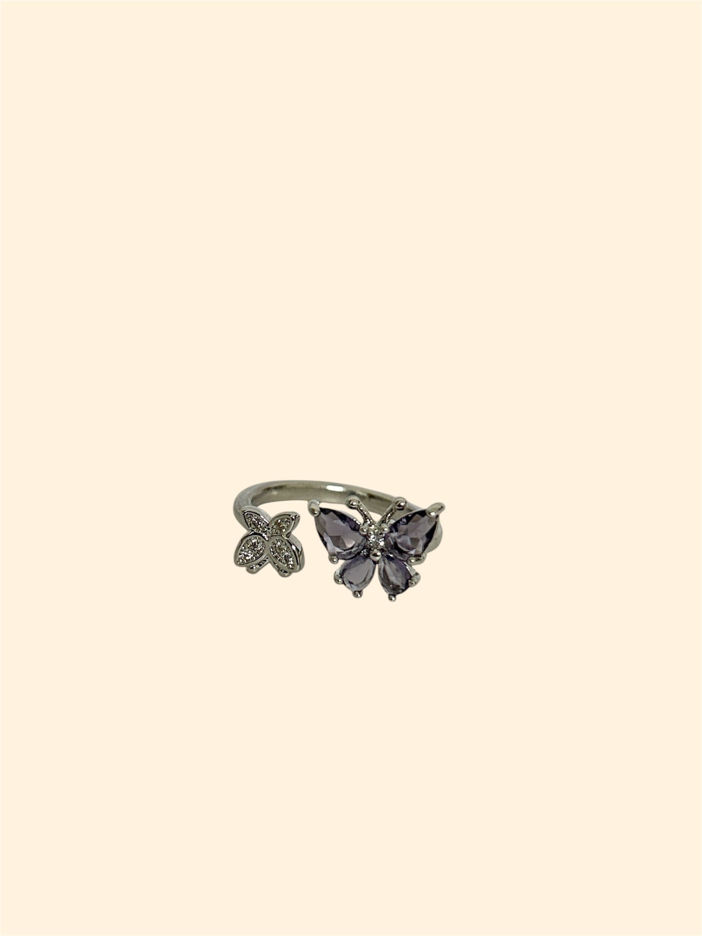 Midnight Flutter Ring