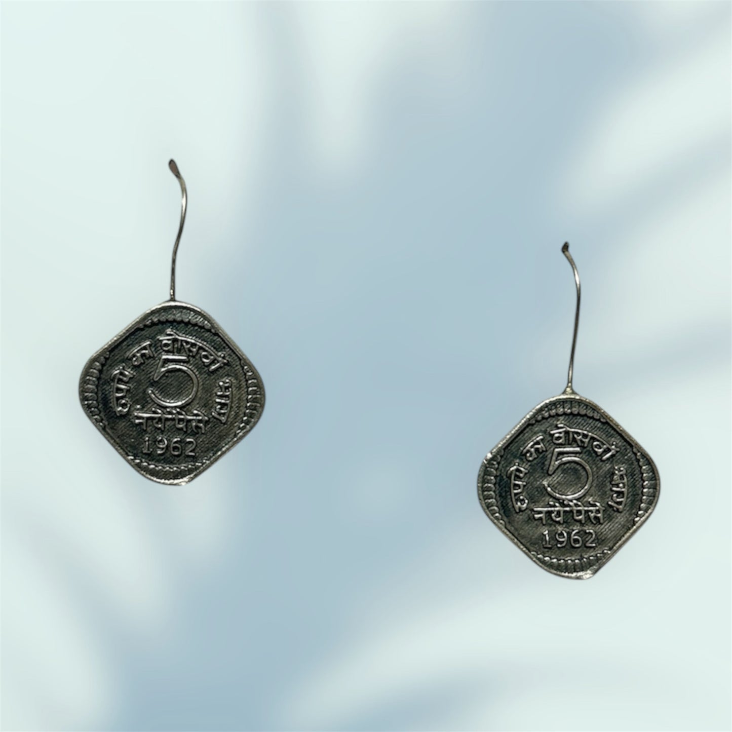 Vintage Five Paise Earrings