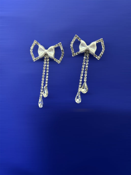 American diamond Bow earring