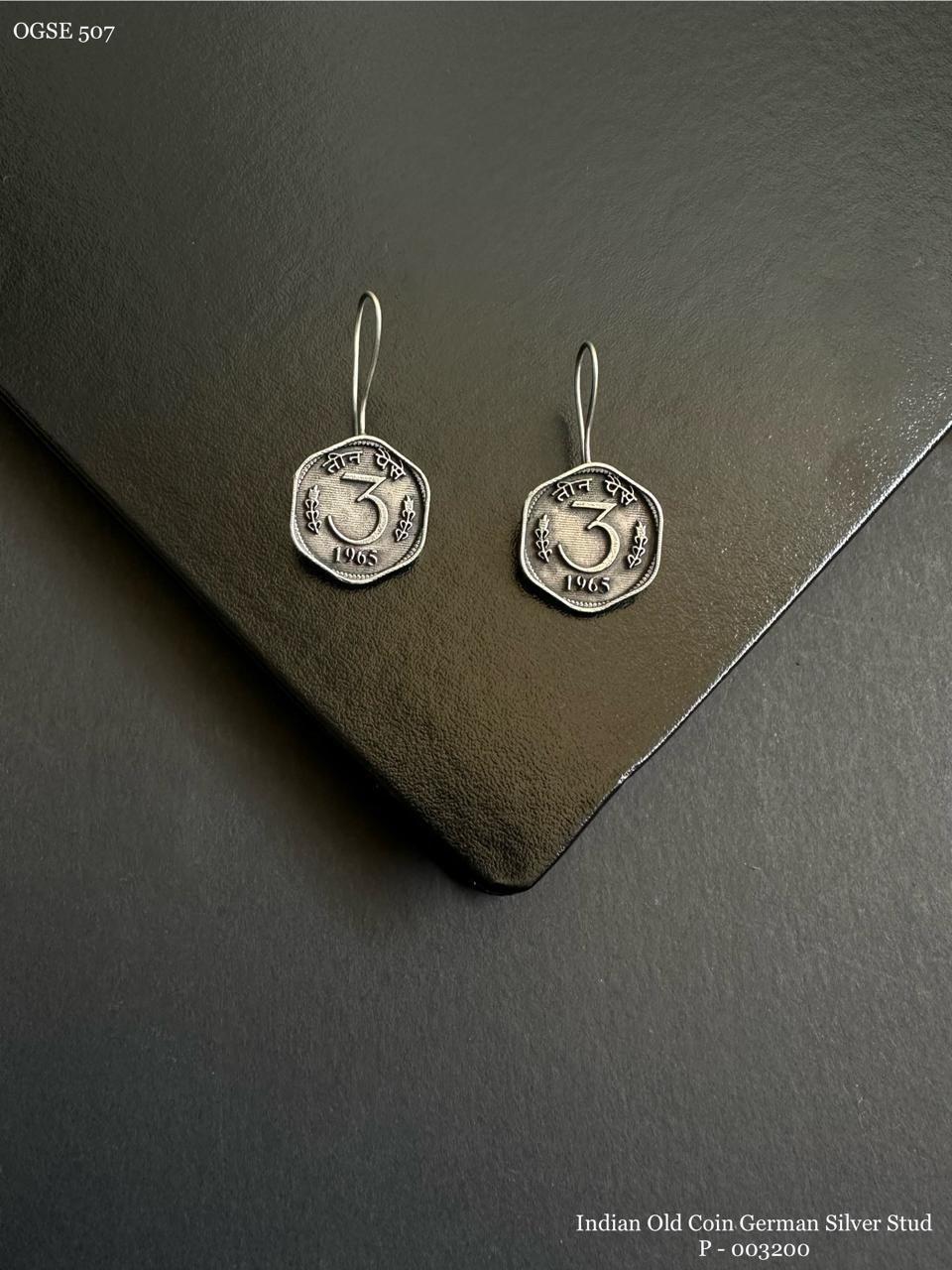 Vintage Three Paise Earrings