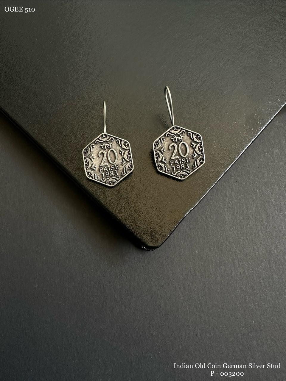 Vintage Twenty Paise Earrings