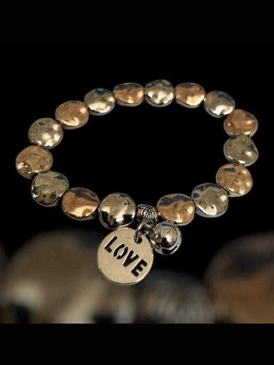 Love charm bracelet