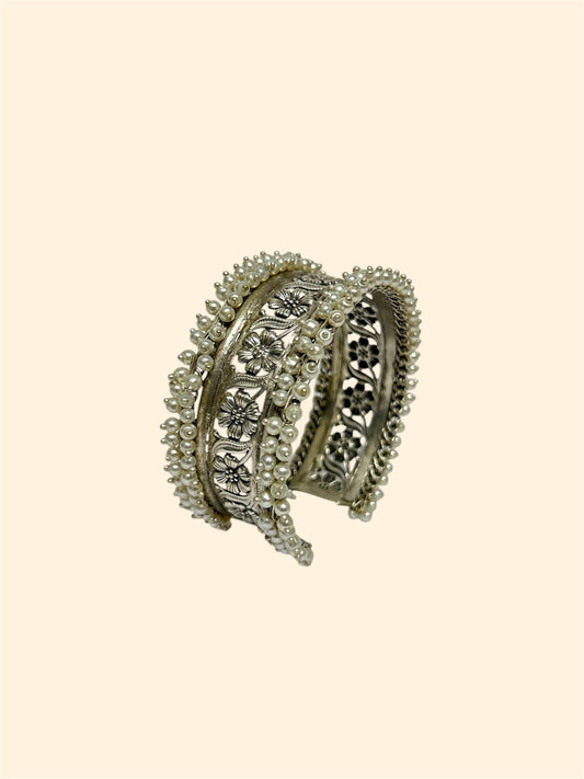 German silver cuff bracelet