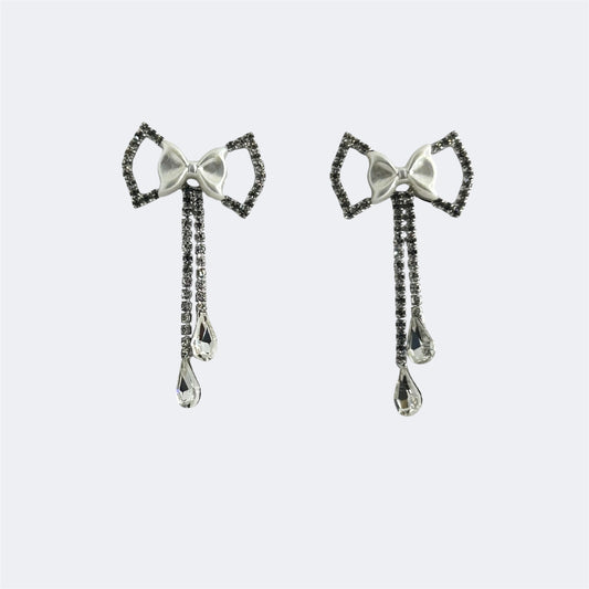 American diamond Bow earring