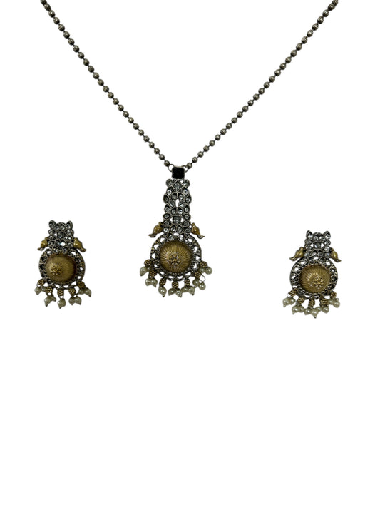 German silver parrots set